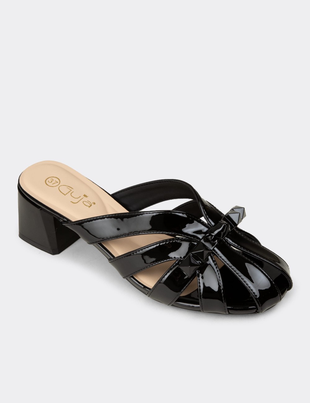 Women's Black Mule - 26492ZSYHP01