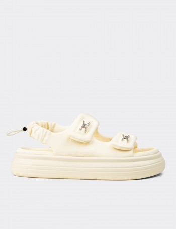 Women's Beige Sandals