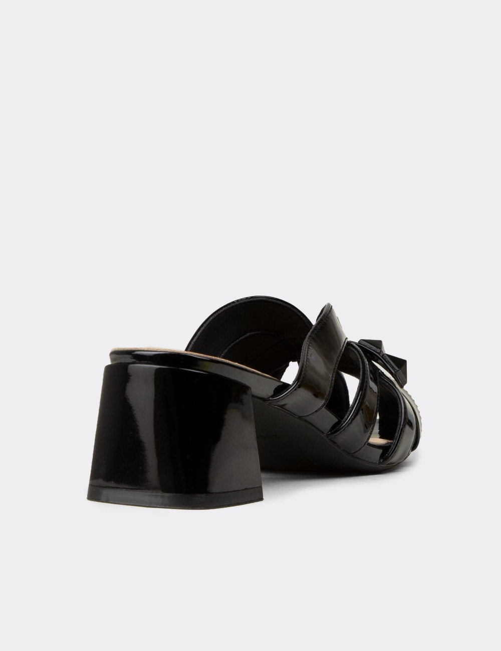 Women's Black Mule - 26492ZSYHP01