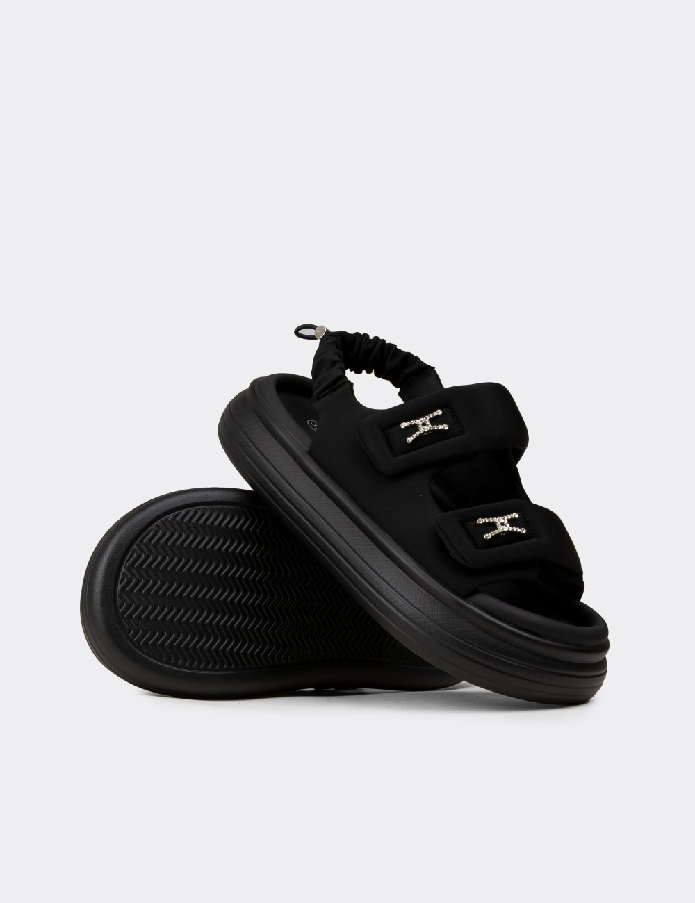 Women’s Black Sandals - 25413ZSYHP01