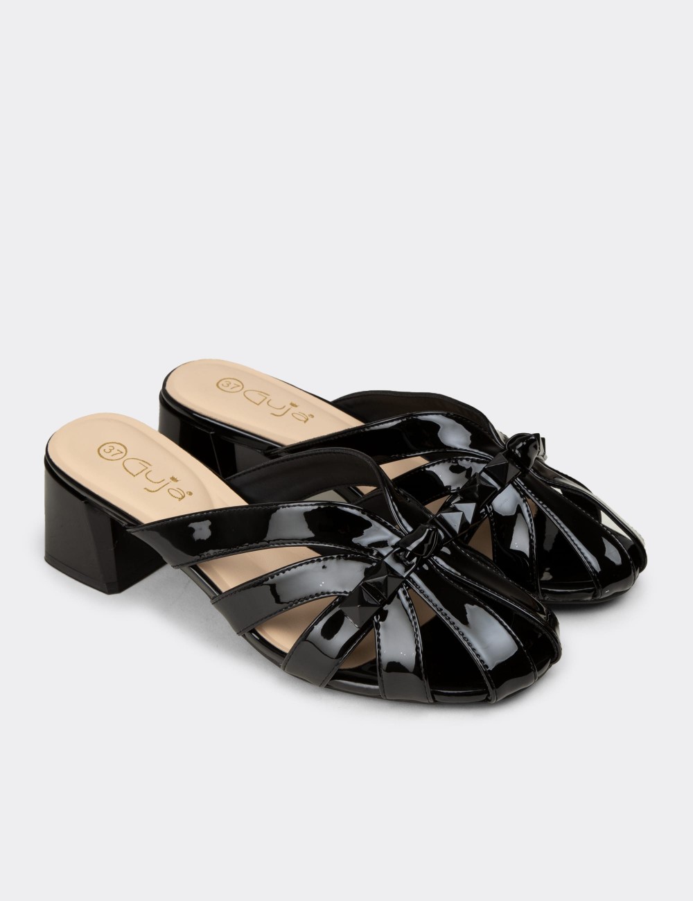 Women's Black Mule - 26492ZSYHP01