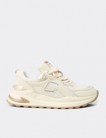Women's Beige Sneakers