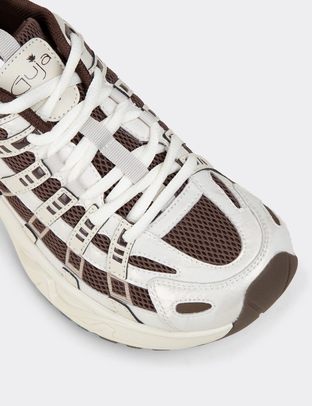 Women's Brown Sneakers - 26369ZKHVP01