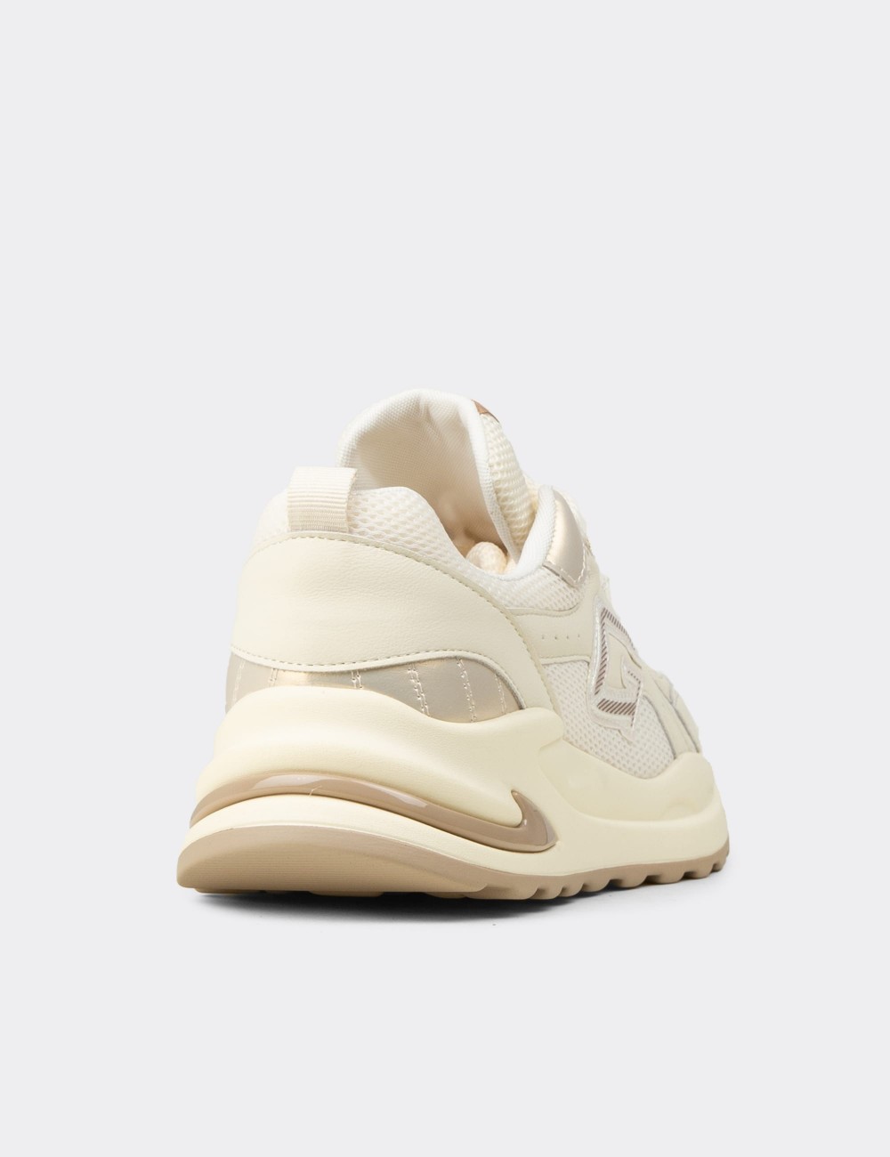 Women's Beige Sneakers - 26286ZBEJP01
