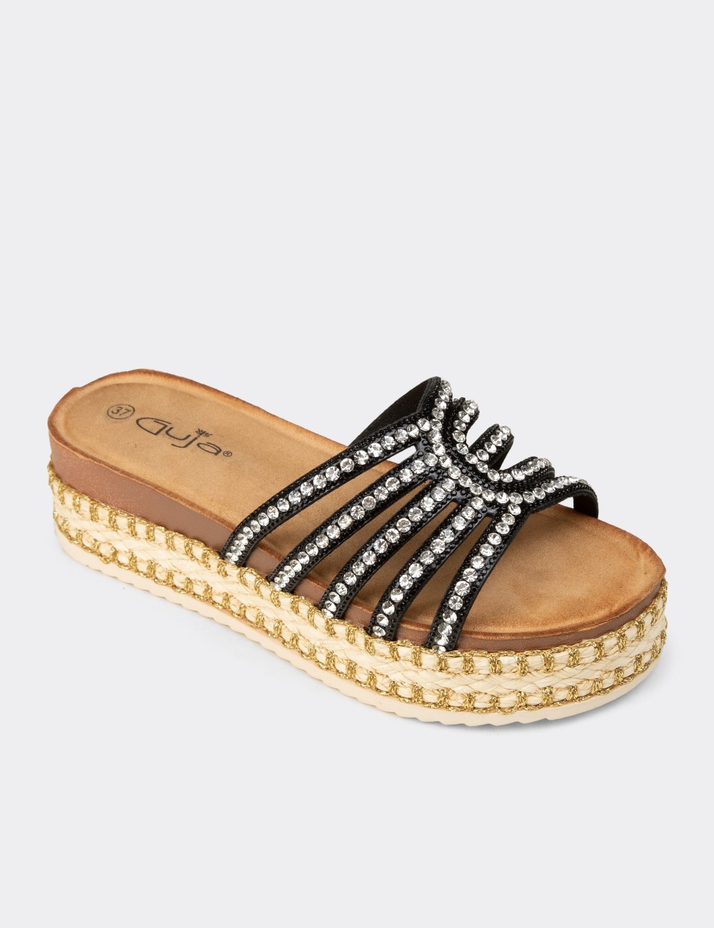 Women's Black Mule - 25172ZSYHP01