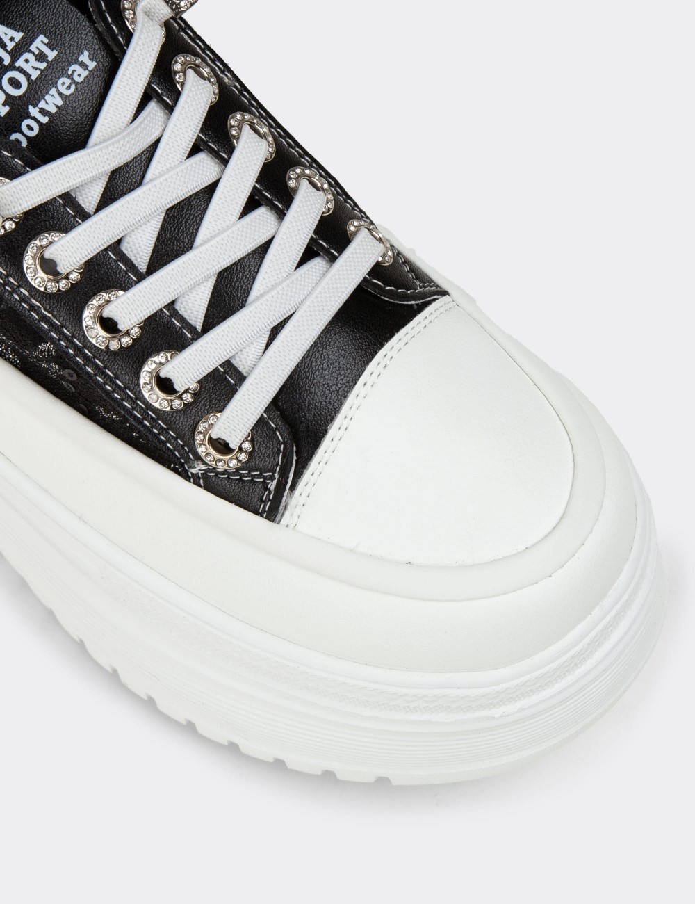 Women's Black Sneakers - 26316ZSYHP01