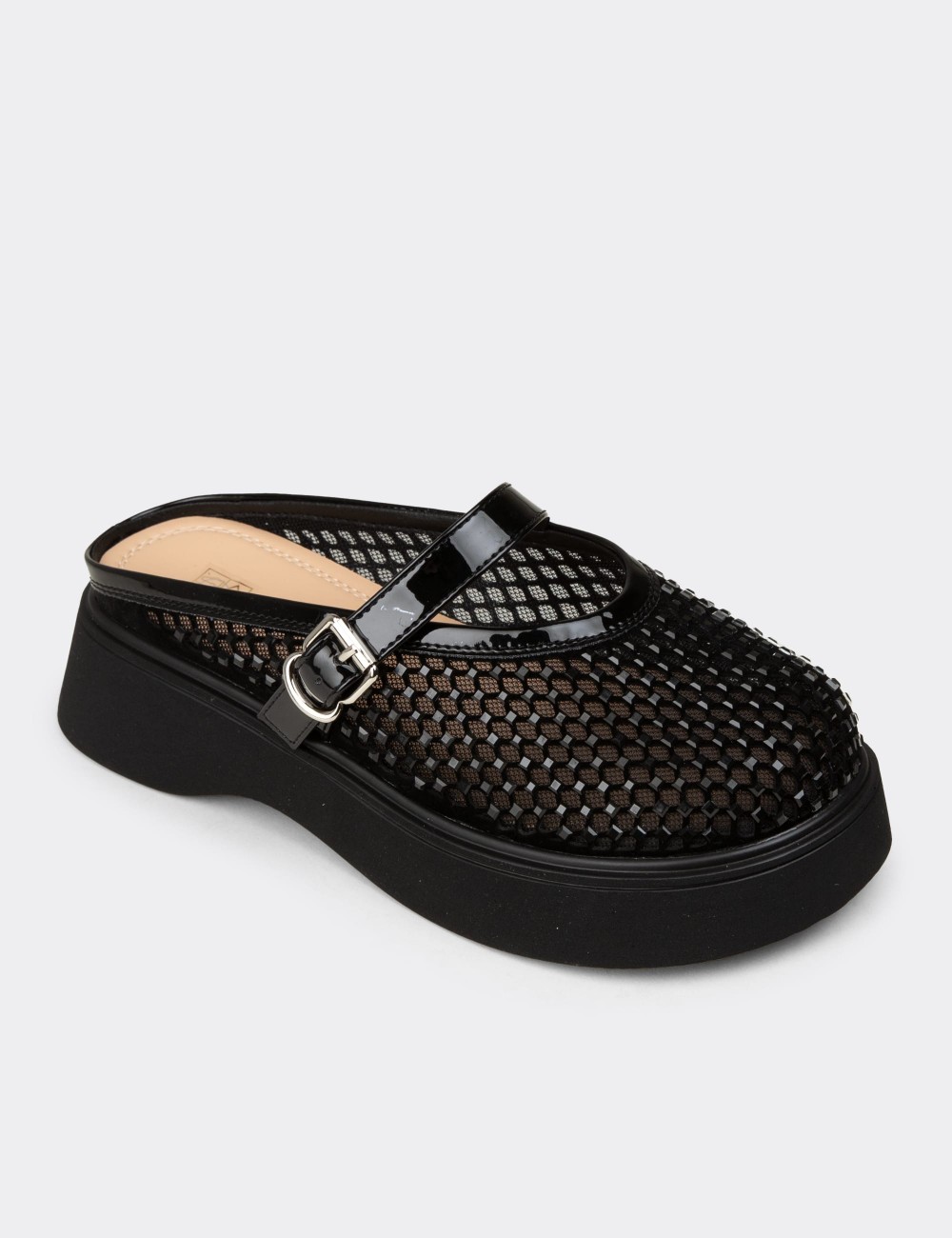 Women's Black Mule - 26358ZSYHP01