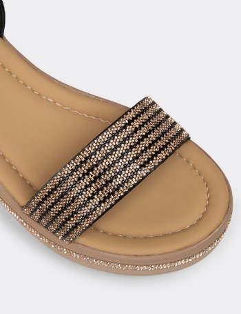 Women's Black Platform Sandals