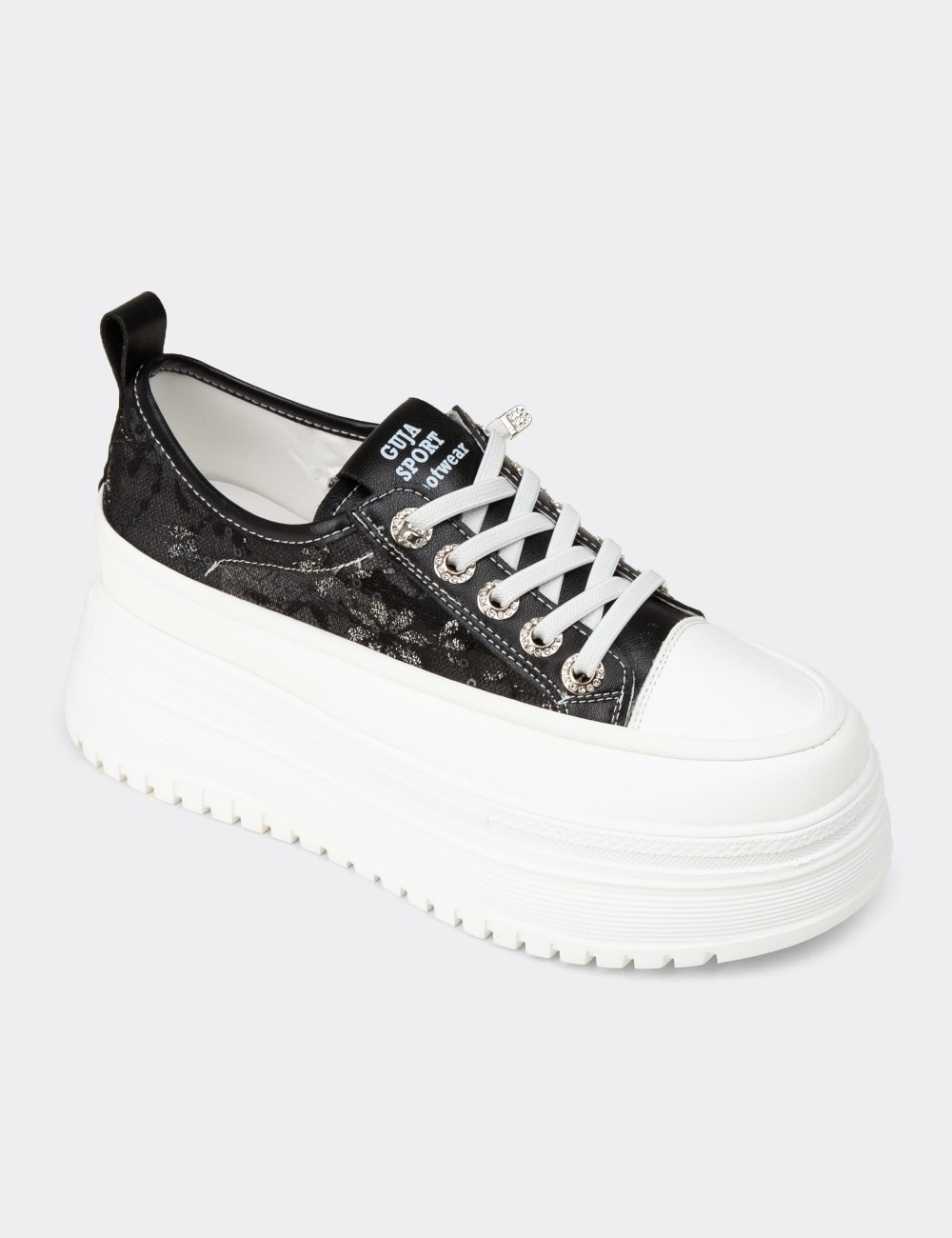 Women's Black Sneakers - 26316ZSYHP01