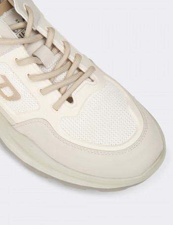 Men's Beige Sneakers