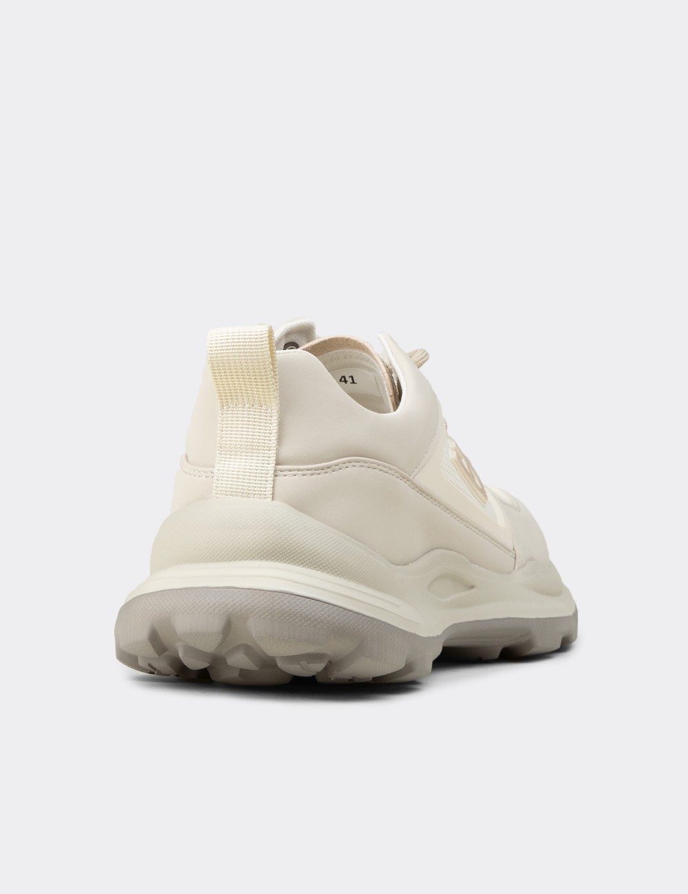 Men's Beige Sneakers - 26572MBEJC01