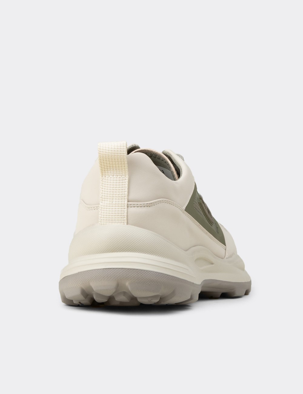 Men's Green Sneakers - 26572MYSLC01