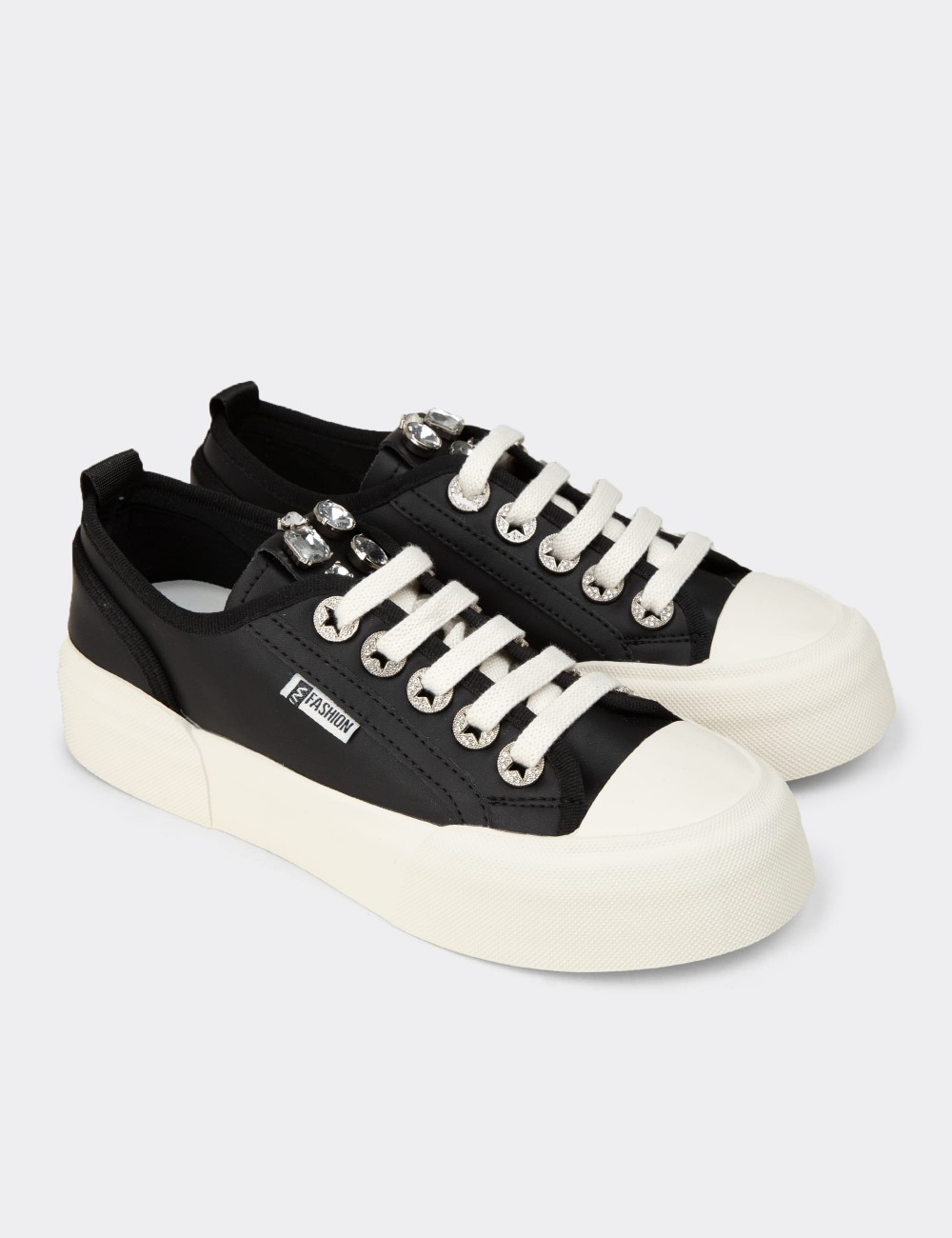 Women's Black Sneakers - K0014ZSYHC01