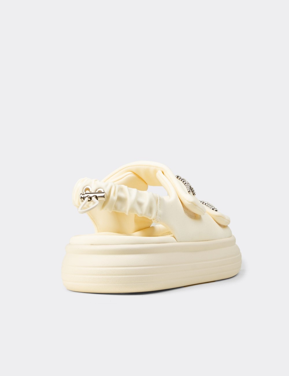 Women's Beige Sandals - 25413ZBEJP01