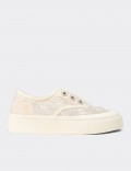 Women's Lace Slip-On Platform Sneakers
