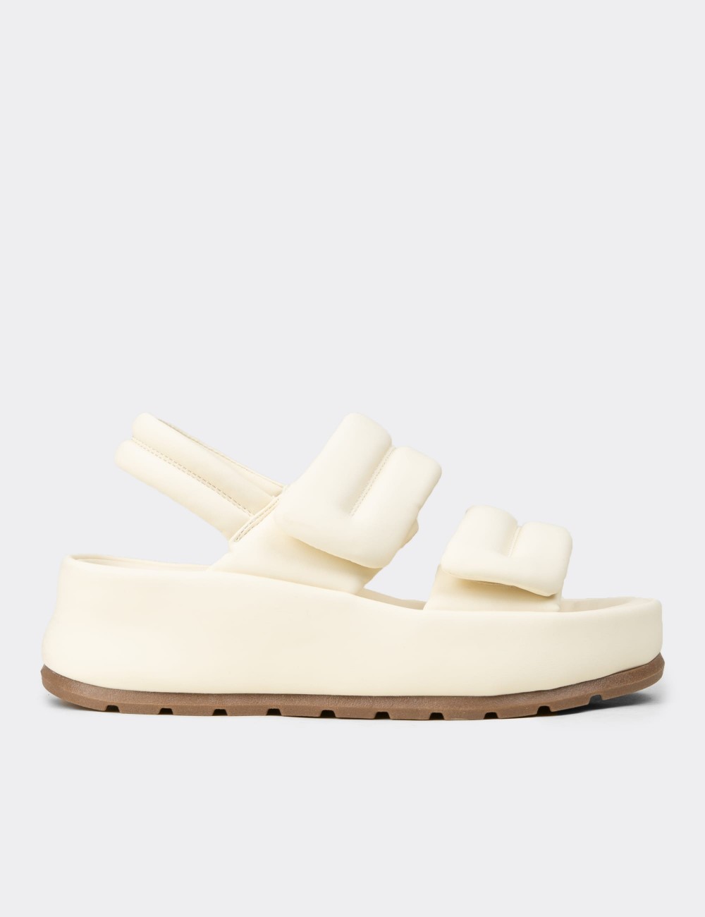 Women's Beige Sandals - 25400ZBEJP01