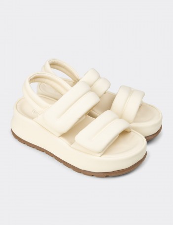 Women's Beige Sandals