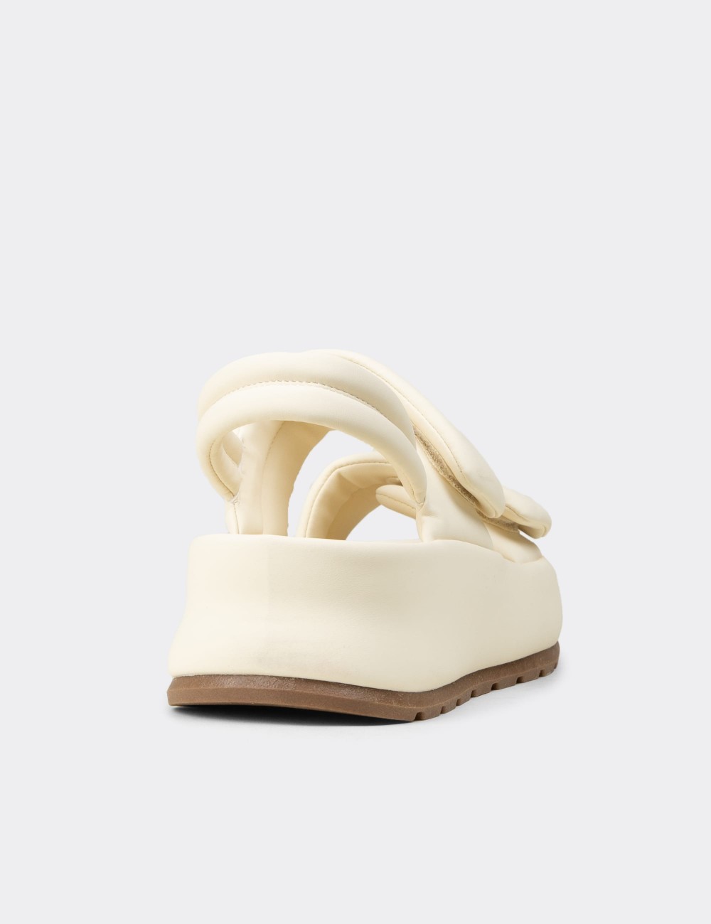 Women's Beige Sandals - 25400ZBEJP01