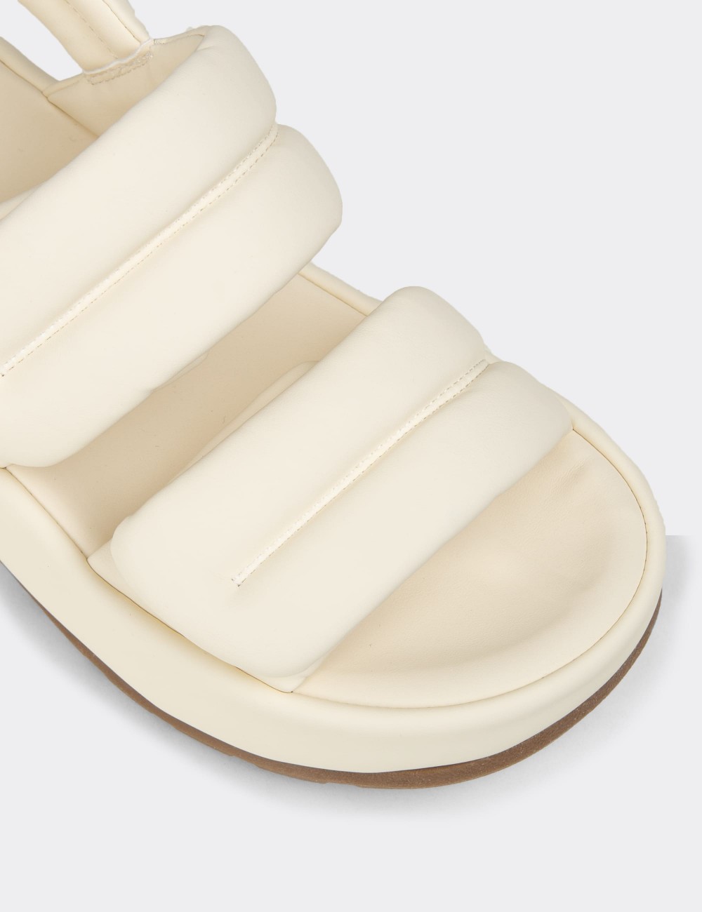 Women's Beige Sandals - 25400ZBEJP01