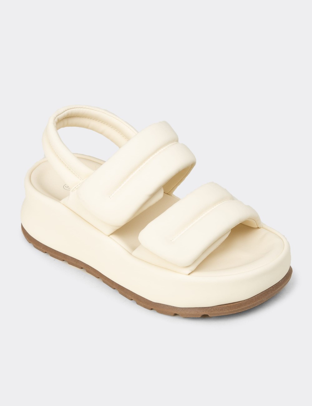 Women's Beige Sandals - 25400ZBEJP01