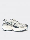 Women's Navy Chunky Sneakers