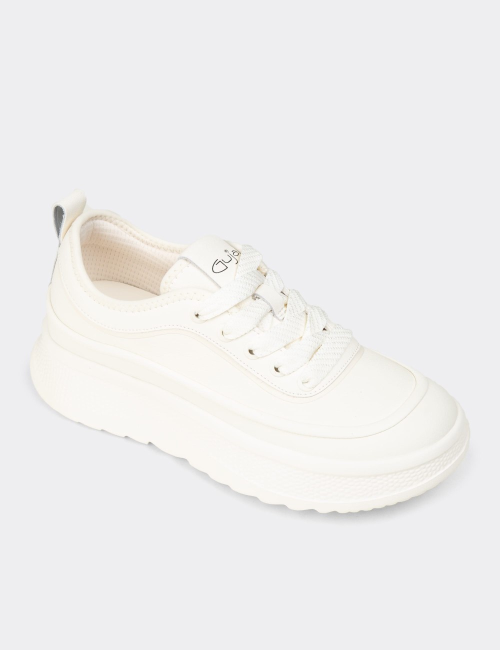Women's Beige Sneakers - 26373ZBEJP01