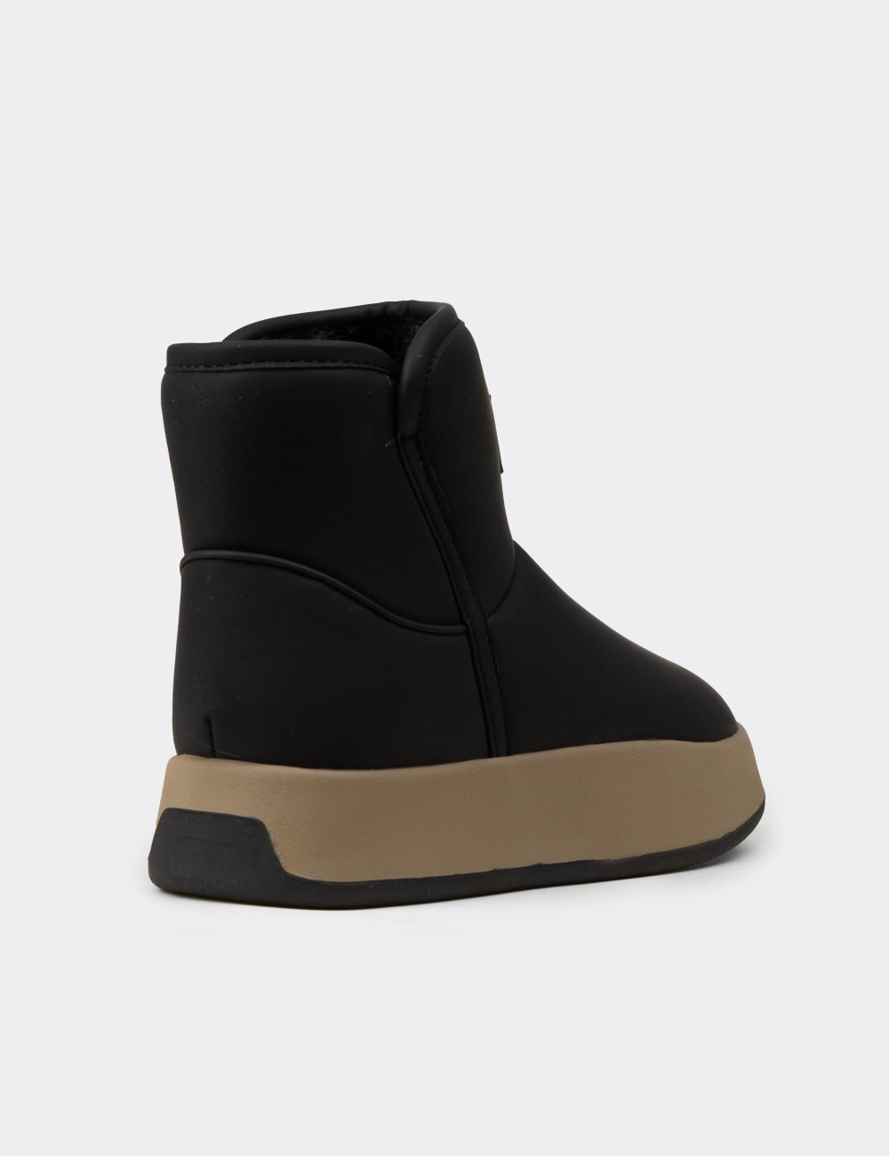 Women's Black Ankle Boots - K2058ZSYHC01