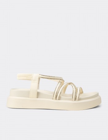 Women's Beige Sandals