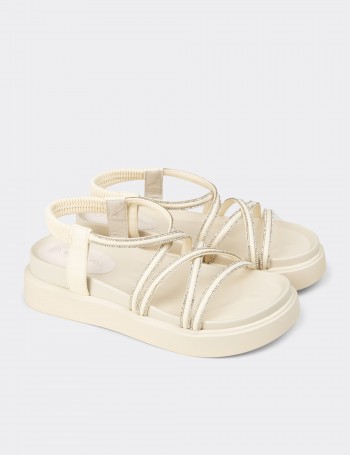 Women's Beige Sandals