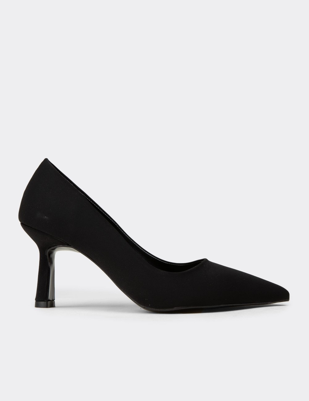 Women's Black Stiletto Heels - K0200ZSYHC07