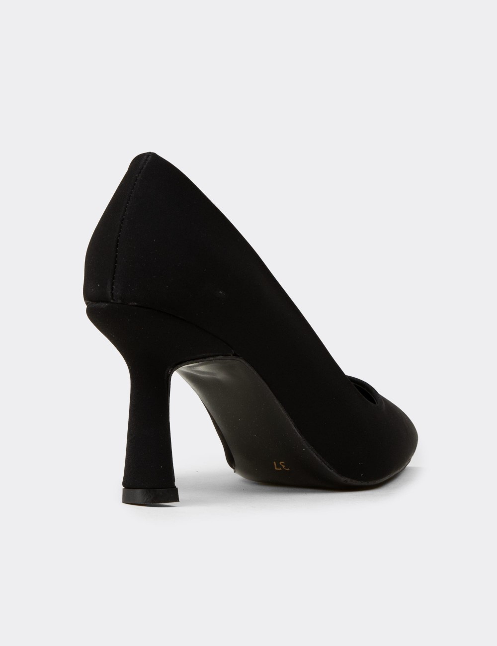 Women's Black Stiletto Heels - K0200ZSYHC07