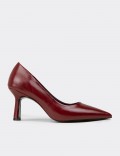 Women's Burgundy Patent Stiletto Heel
