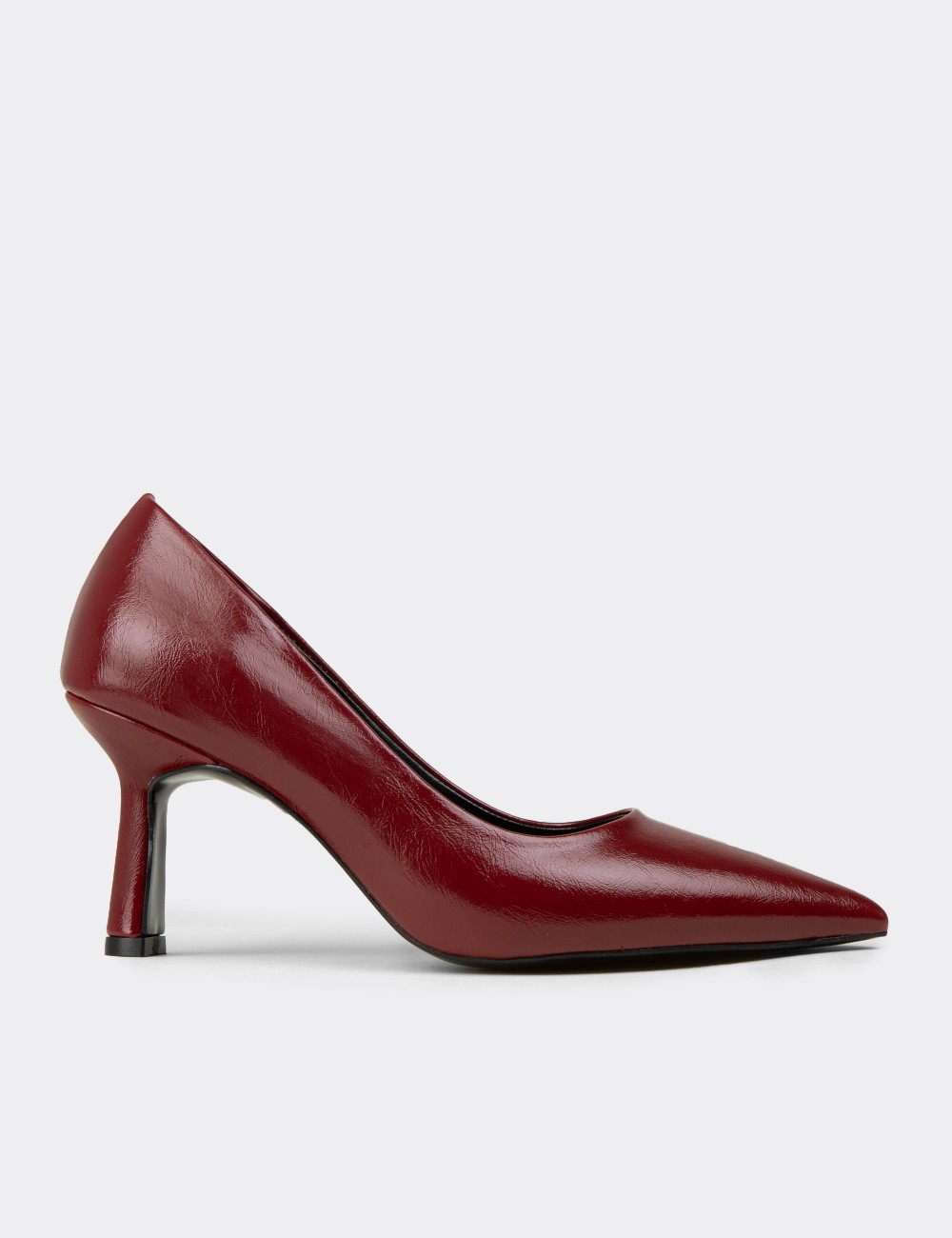 Women's Burgundy Patent Stiletto Heel - K0200ZBRDC01