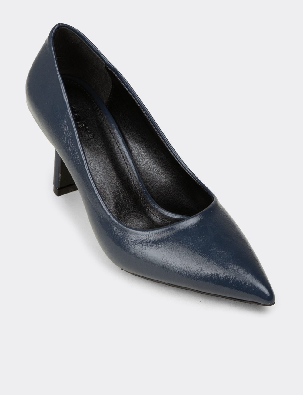 Women's Navy Patent Stiletto Heels - K0200ZLCVC01