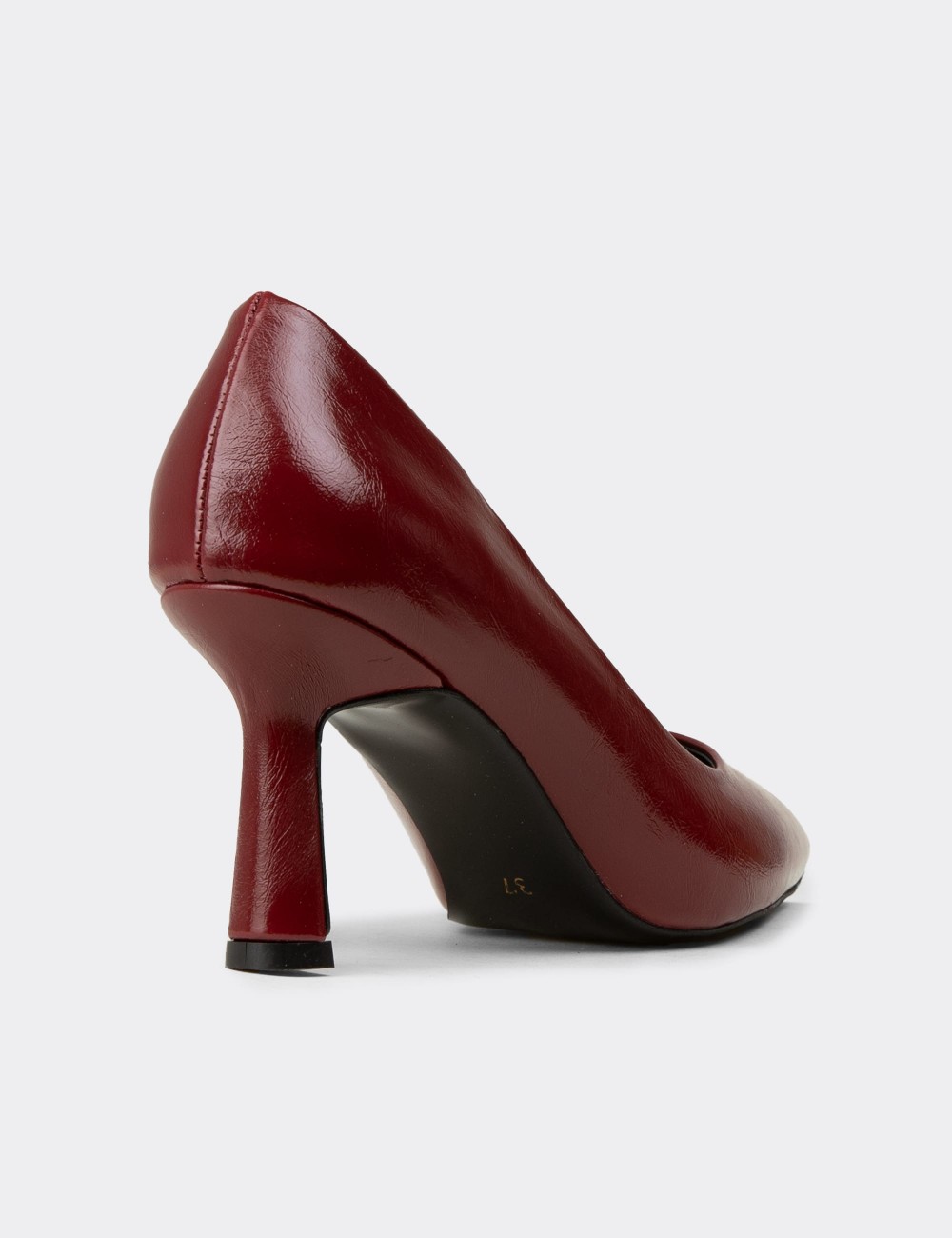 Women's Burgundy Patent Stiletto Heel - K0200ZBRDC01