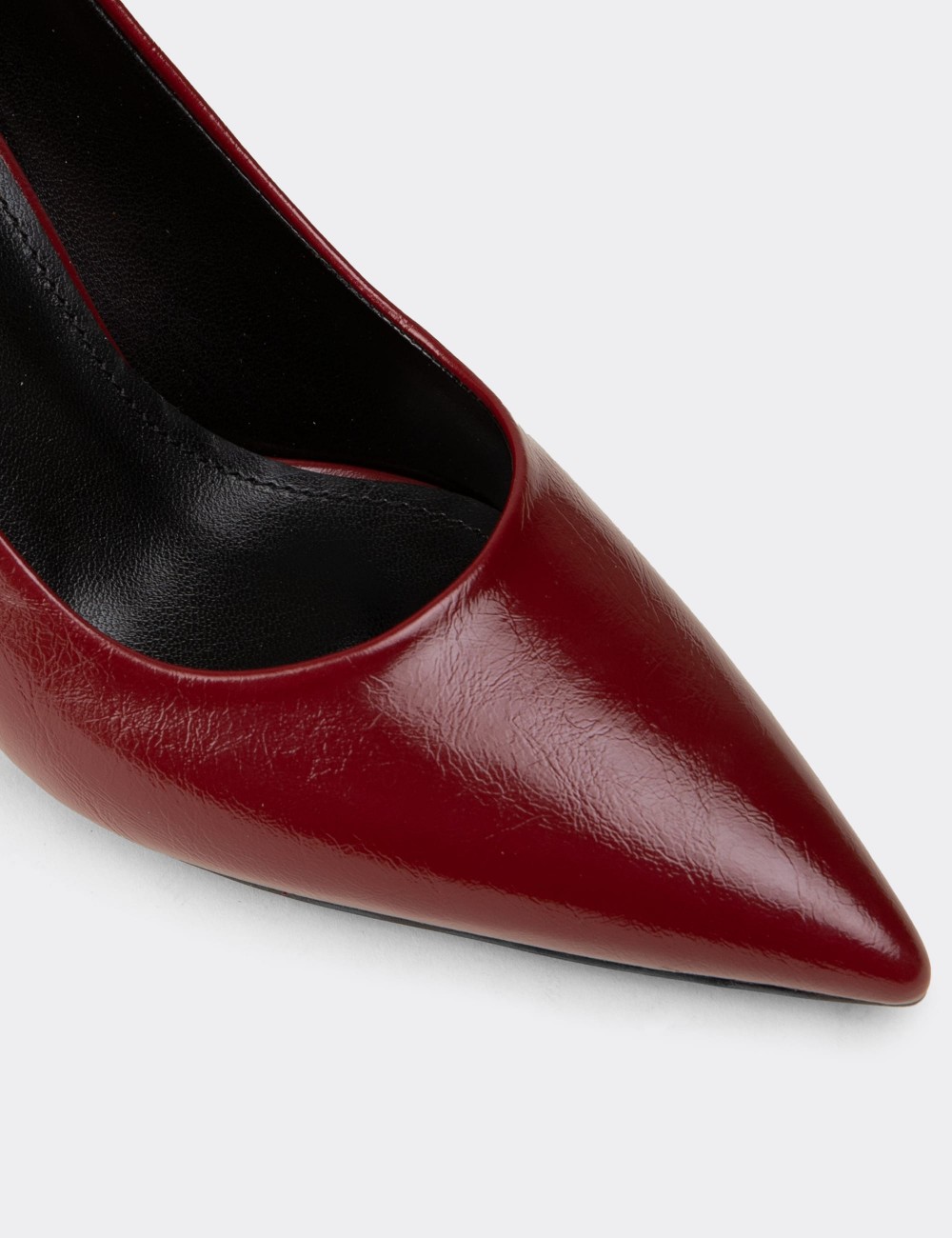 Women's Burgundy Patent Stiletto Heel - K0200ZBRDC01