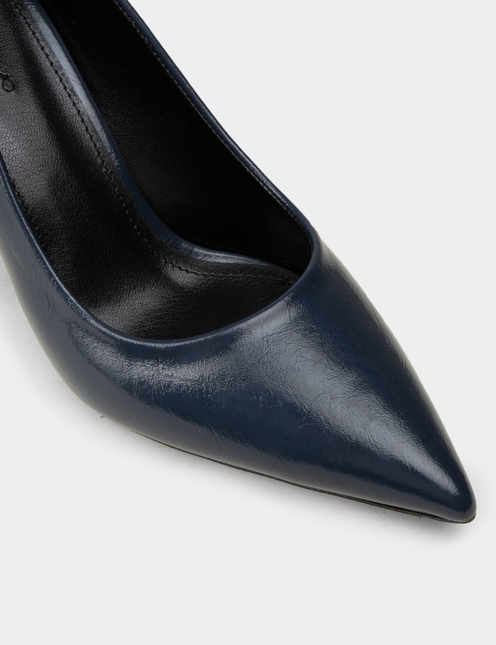 Women's Navy Patent Stiletto Heels - K0200ZLCVC01