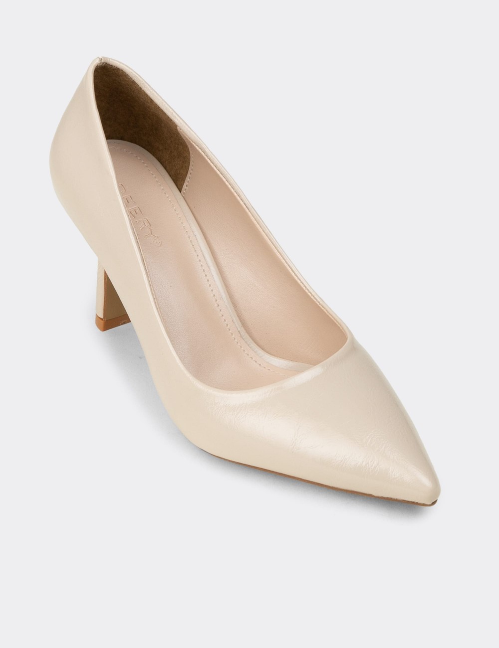 Women’s Beige Patent Stiletto Heel - K0200ZBEJC01