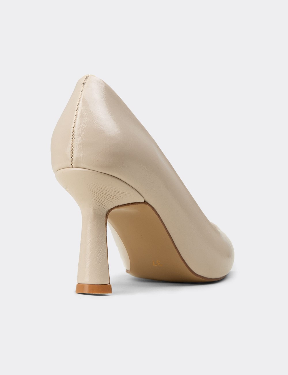 Women’s Beige Patent Stiletto Heel - K0200ZBEJC01