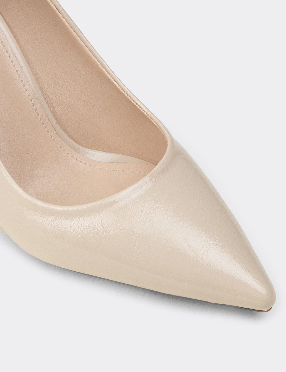Women’s Beige Patent Stiletto Heel - K0200ZBEJC01