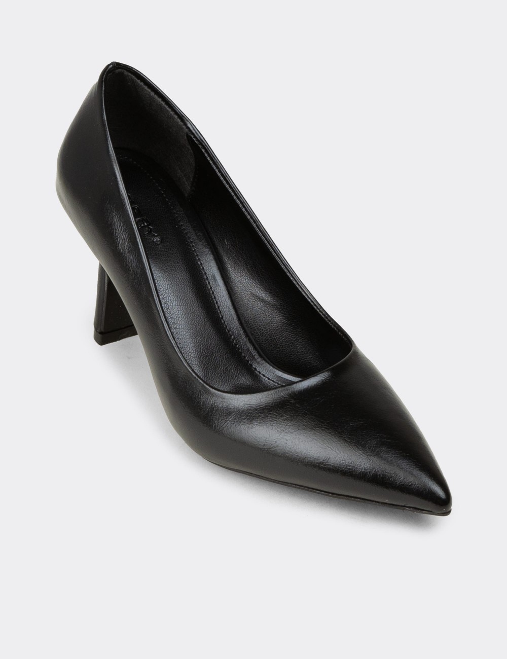 Women's Black Patent Stiletto Heels - K0200ZSYHC09