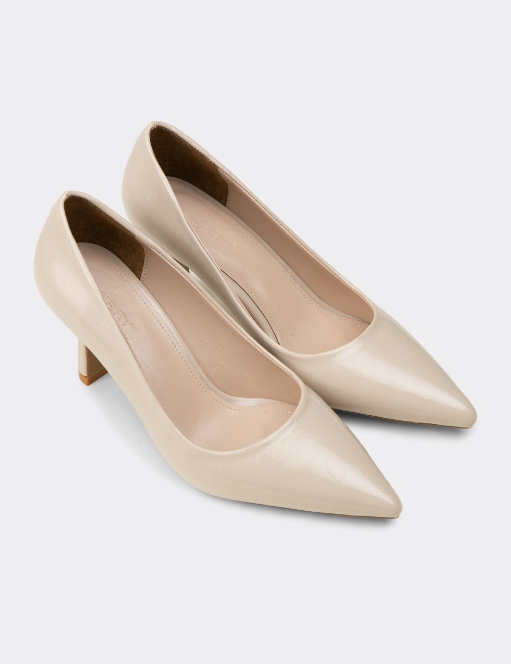 Women’s Beige Patent Stiletto Heel - K0200ZBEJC01
