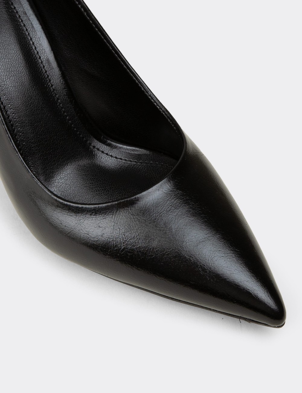 Women's Black Patent Stiletto Heels - K0200ZSYHC09