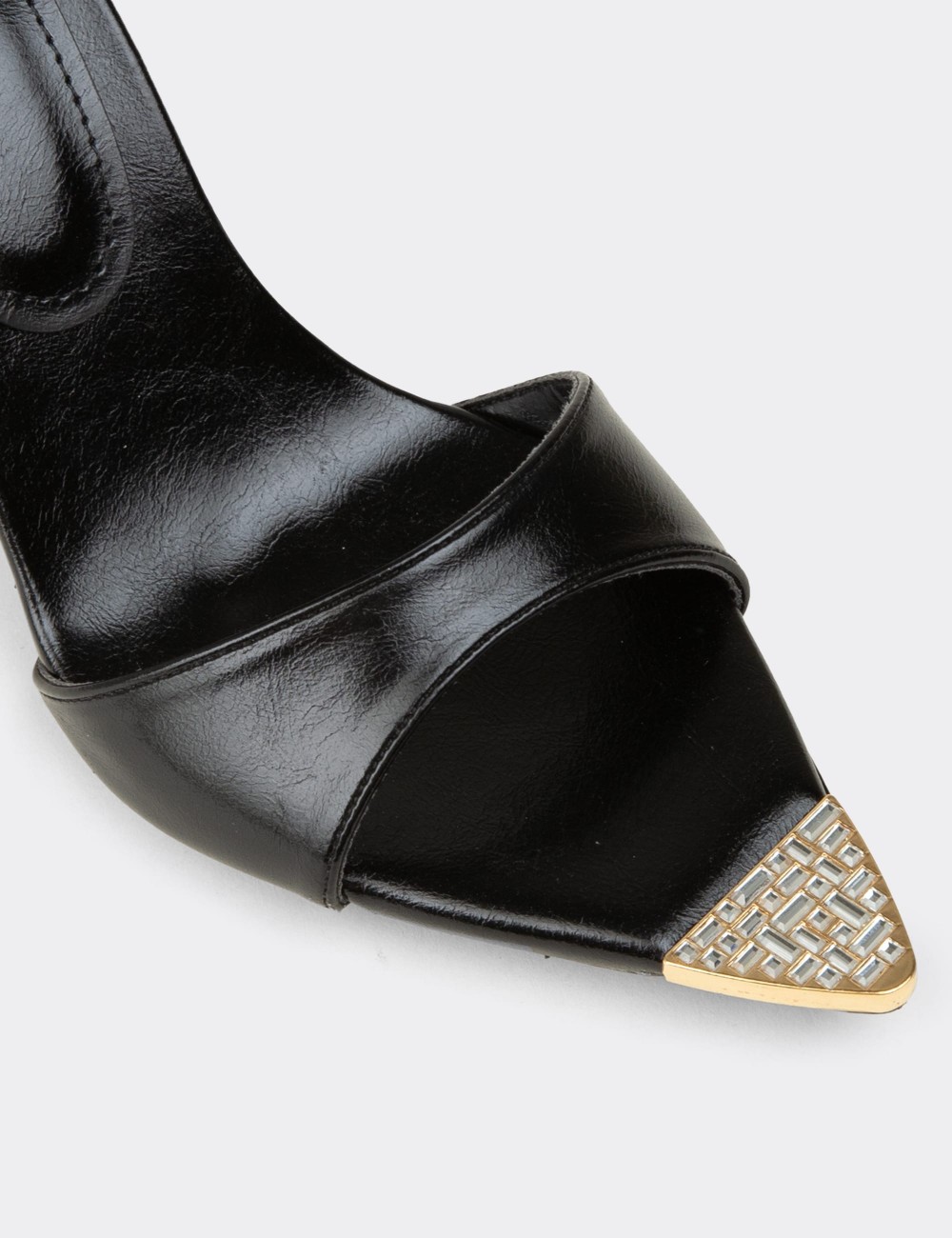 Women’s Black Ankle Strap Evening Heels - RD400ZSYHM01