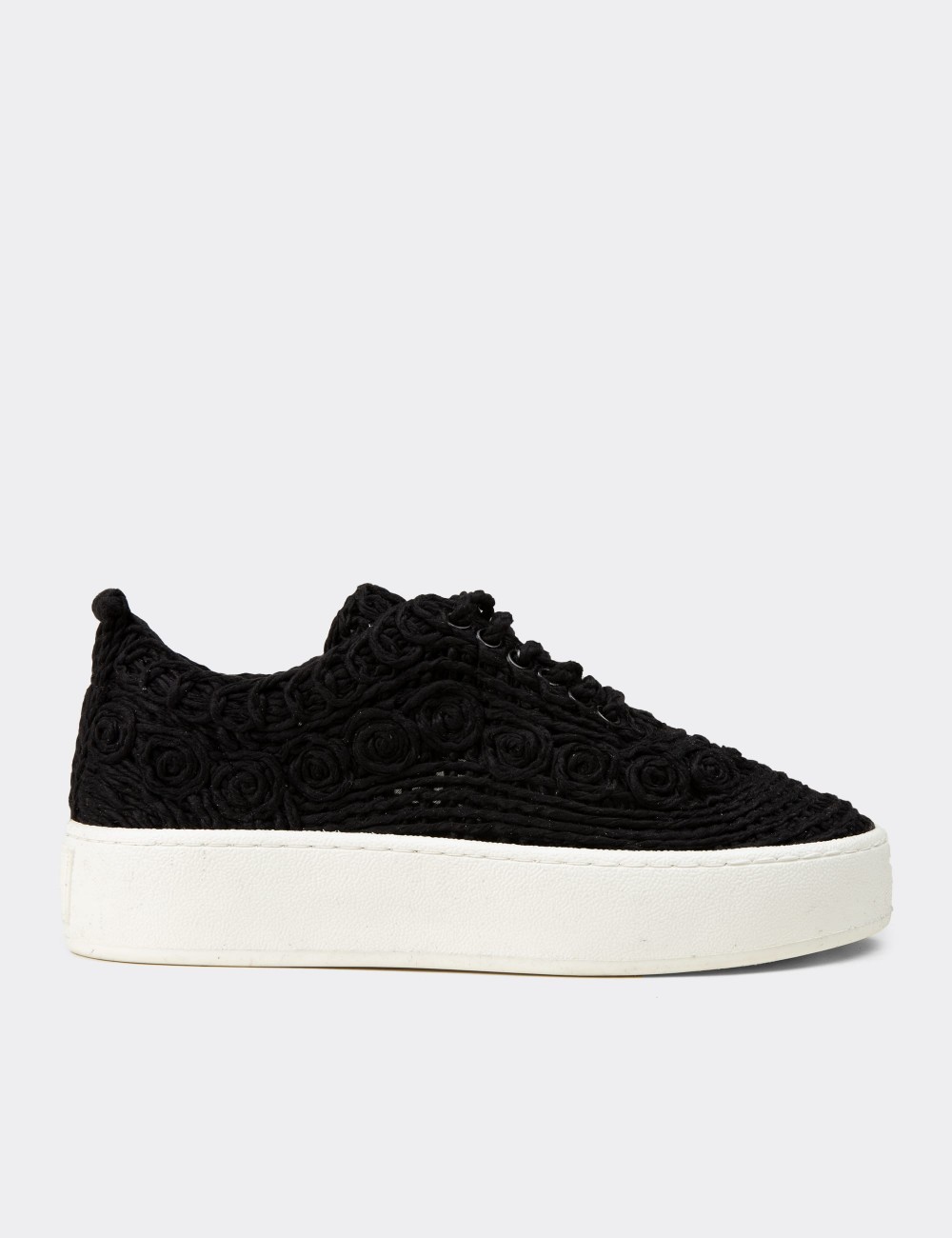 Women's Black Sneakers - K0046ZSYHM01