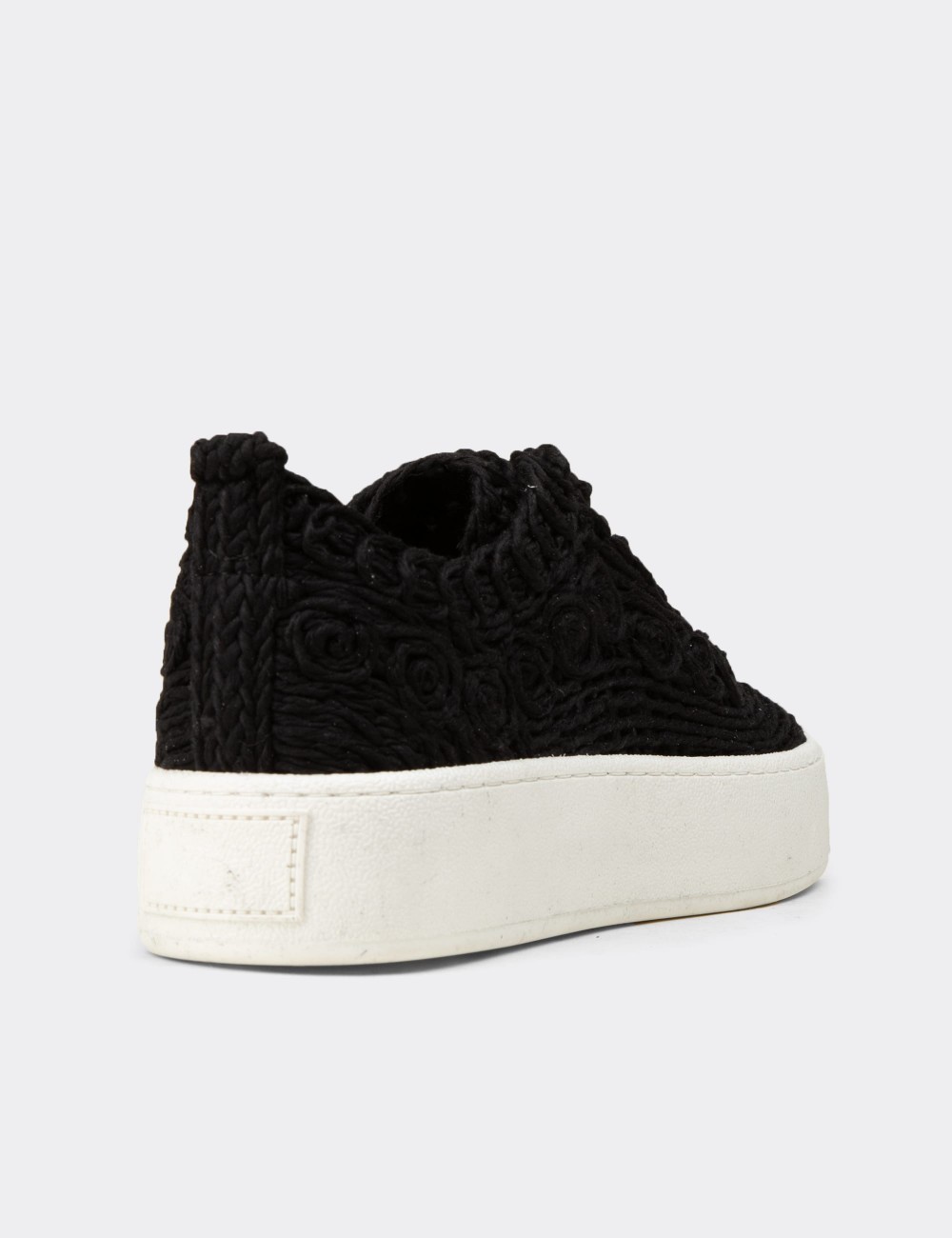 Women's Black Sneakers - K0046ZSYHM01