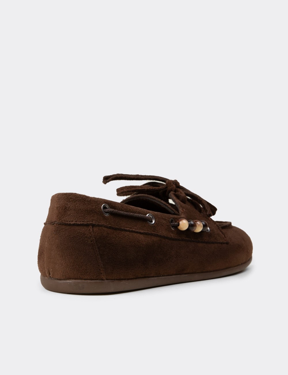 Women's Brown Loafers - K2903ZKHVM01