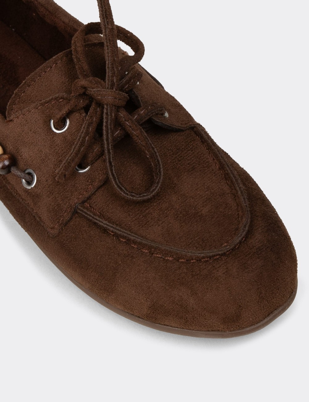 Women's Brown Loafers - K2903ZKHVM01