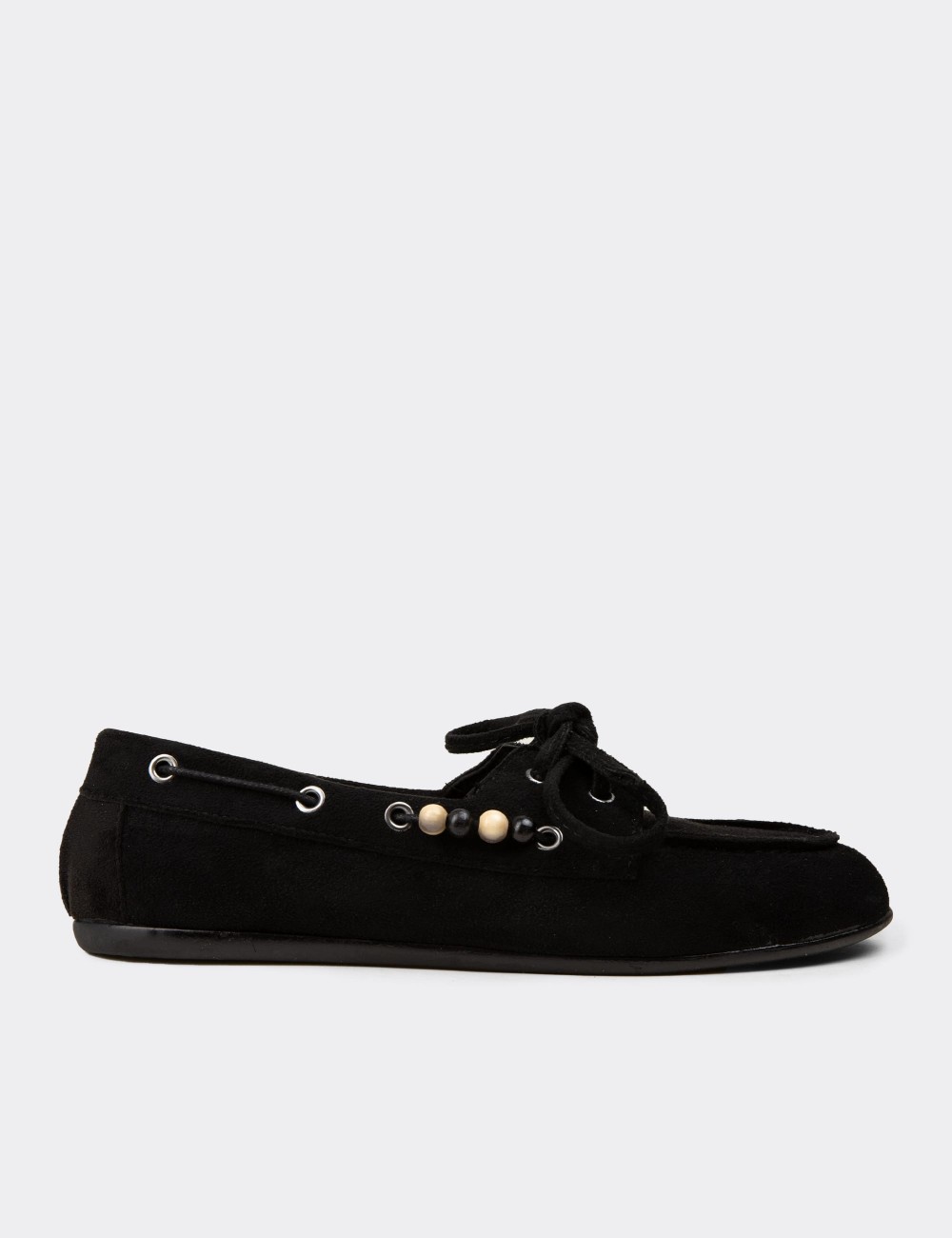 Women's Black Loafers - K2903ZSYHM01