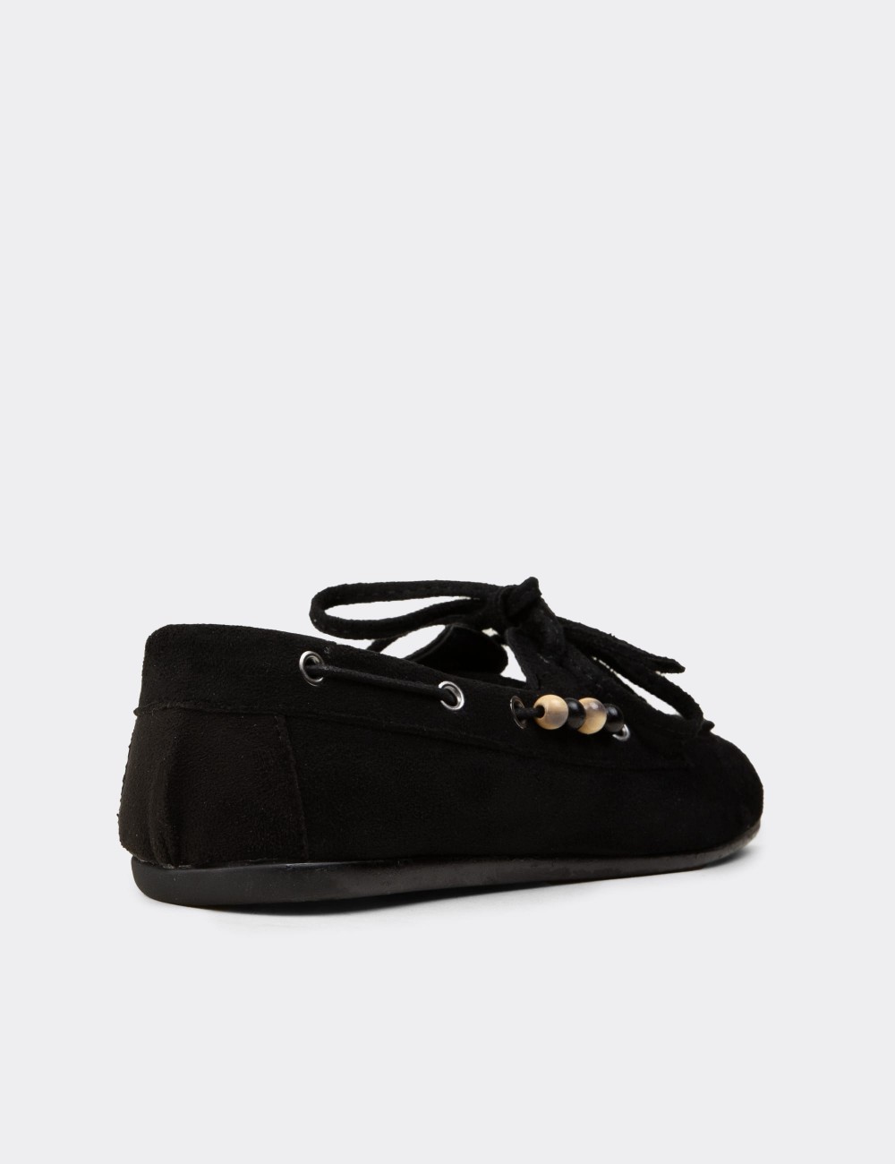 Women's Black Loafers - K2903ZSYHM01